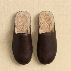 PANTUFLAS CUERO OVEJERO