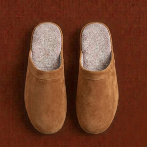 PANTUFLAS GAMUZA MUJER